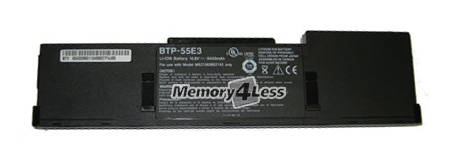 BTP-55E3 Acer Extensa 2000 14.8V 4400mAh Li-ion Laptop Battery (Refurbished)