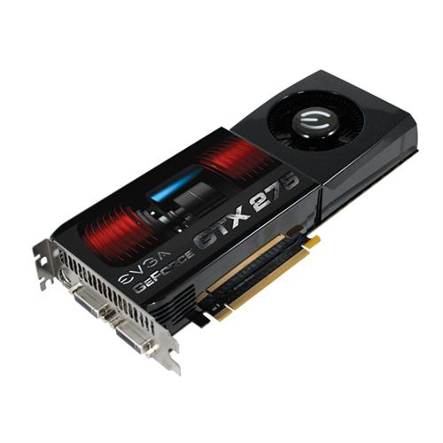 017-P3-1175-BR EVGA Nvidia GeForce GTX 275 1792MB DDR3 448-Bit Dual DVI / HDTV-Out PCI-Express 2.0 x16 SLI Supported Video Graphics Card