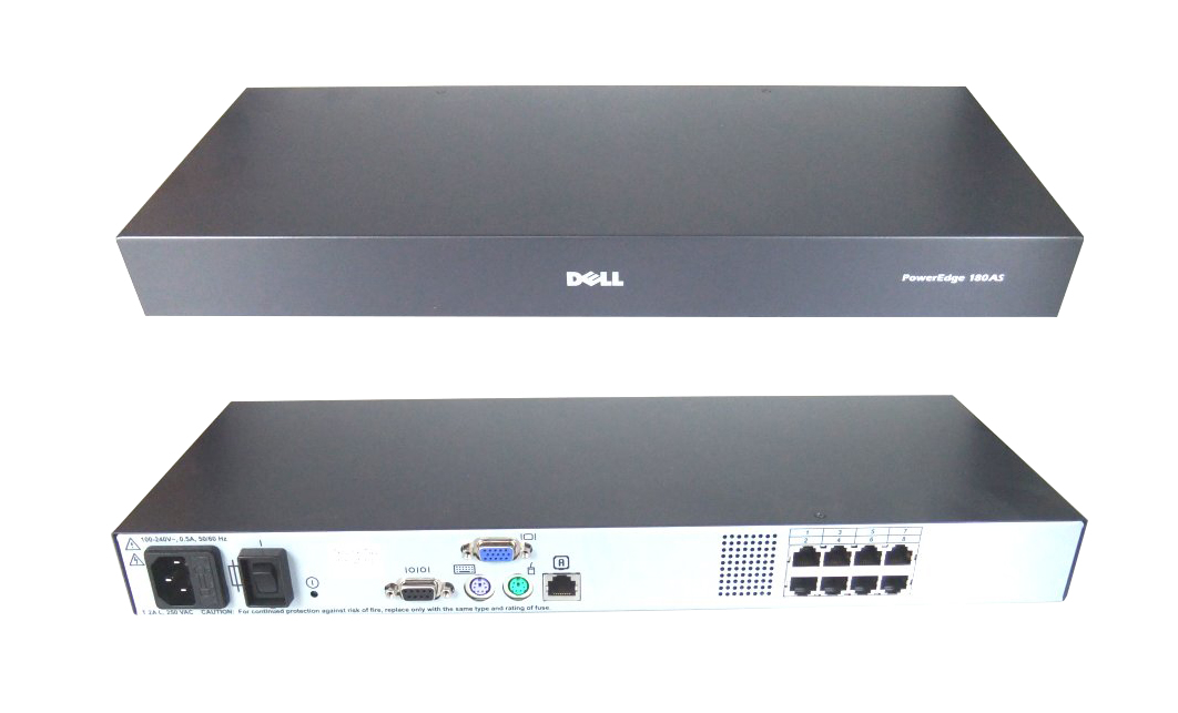 0180AS Dell 8-Port IP KVM Analog Switch (Refurbished)