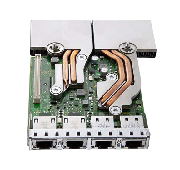 0JGT1J Dell Broadcom 57800S Quad-port BASE-T 2x10GbE + 2x1GbE Rack Converged Network Daughter Card