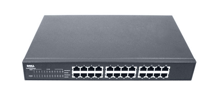 0M4575 Dell PowerConnect 2224 24-Ports 10/100 Fast Ethernet Network Switch (Refurbished)
