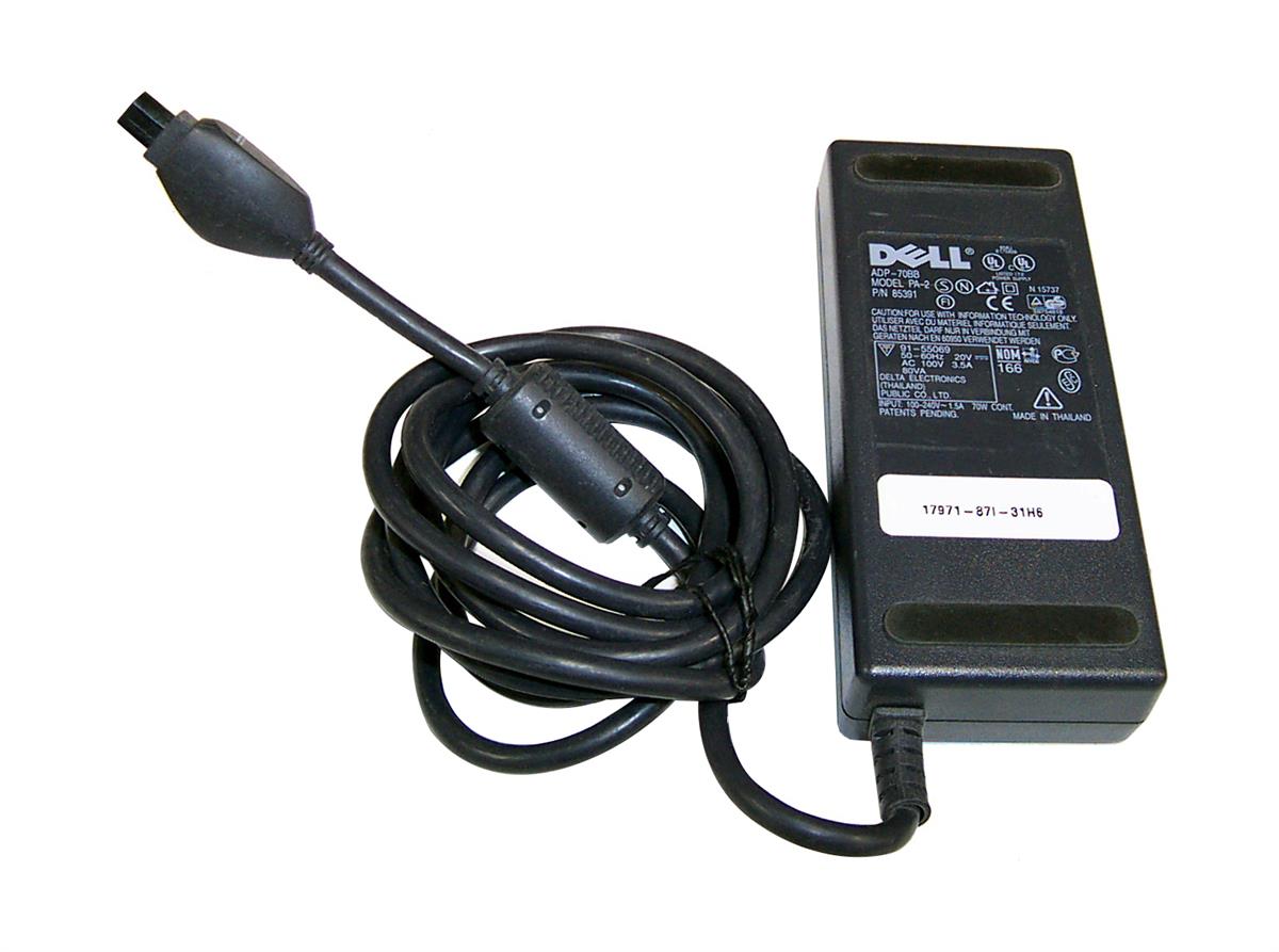 0R334 Dell 100-240V AC Adapter for Latitude, Inspiron Laptops