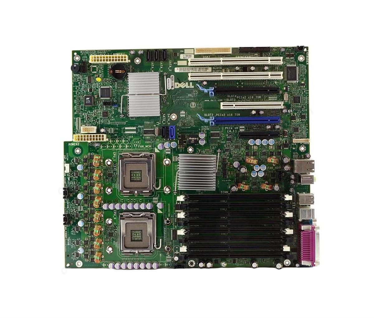 0RW203 Dell System Board (Motherboard) For Precision T5400 (Refurbished)