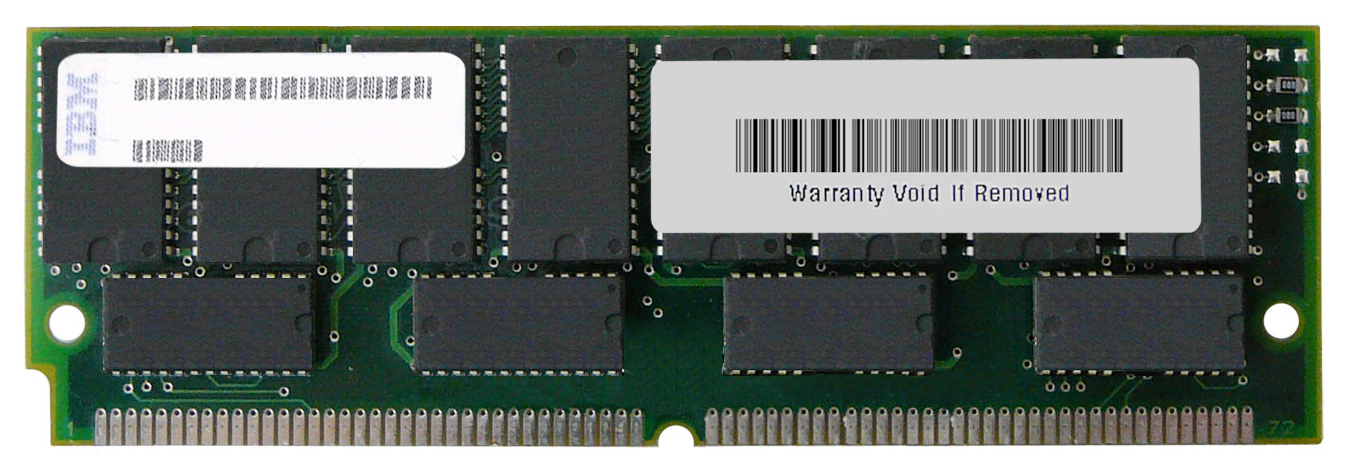 11H0637 IBM 64MB Kit (2 X 32MB) FastPage Parity 60ns 72-Pin SIMM Memory 