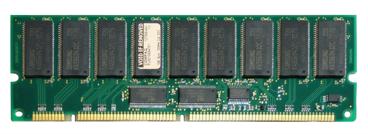 127008-041 HP 1GB PC133 133MHz ECC Registered CL3 168-Pin DIMM Memory Module for ProLiant DL380 / ML370 Server