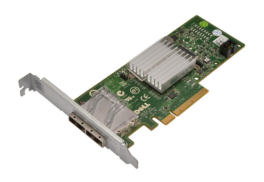 12DNW Dell H200E Dual Port SAS 6Gbps PCI Express 2.0 x8 HBA Controller Card