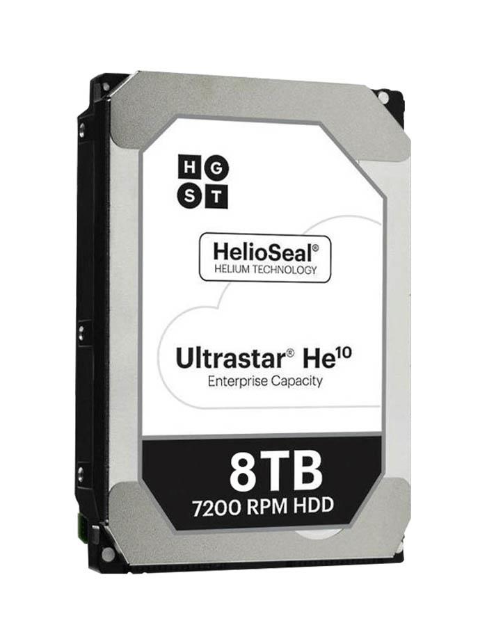 1EX0303 HGST Hitachi Ultrastar He10 8TB 7200RPM SAS 12Gbps 256MB Cache (ISE / 512e) 3.5-inch Internal Hard Drive with Carrier (12-Pack) for 4U60 G2 Storage Enclosure