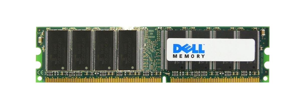 1GB-DDR-PC3200 Dell 1GB PC3200 DDR-400MHz ECC Unbuffered 184-Pin DIMM Memory Module