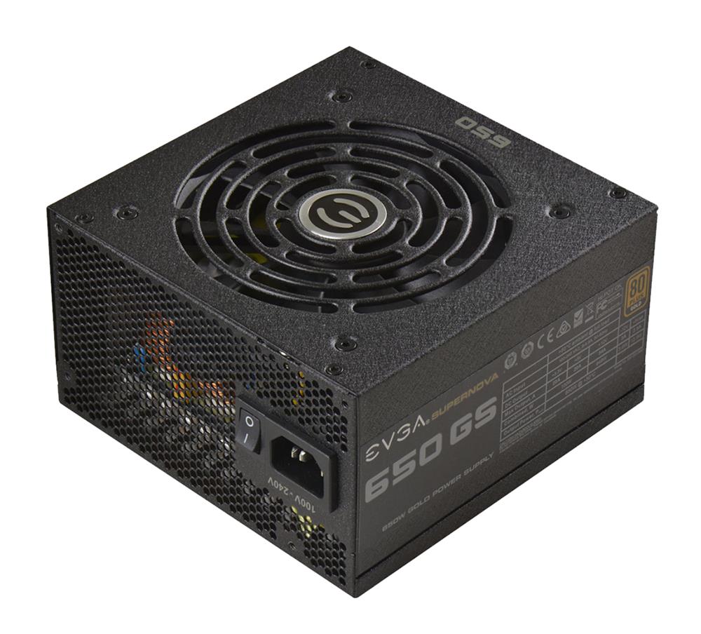 220-GS-0650-V1 EVGA SuperNOVA 650 GS 650-Watts 12V 54A 80 Plus Gold Power Supply