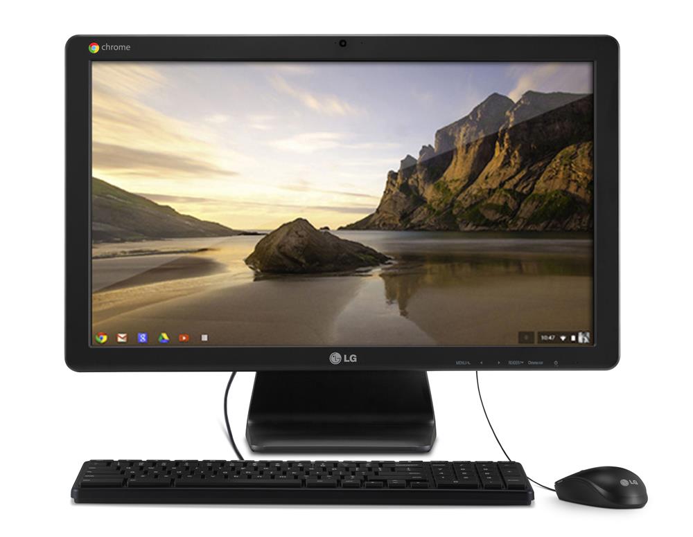 22CV241B LG Chromebase 21.5-inch Dual-Core 1.4GHz 2GB RAM 16GB SSD WLAN 802.11a/b/g/n All-in-One Desktop System (Refurbished)