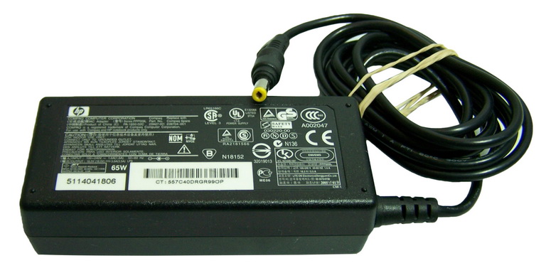 239427-001 HP 65-Watts 18.5V 3.5A AC Adapter for Pavilion and Presario Notebook PCs