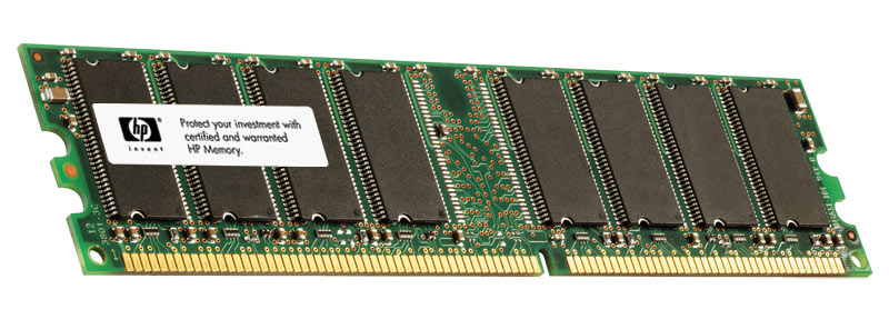 282436-B21 HP 1GB PC2100 DDR-266MHz non-ECC Unbuffered CL2.5 184-Pin DIMM 2.5V Memory Module