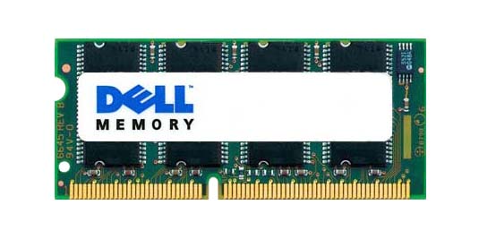 311-1316 Dell 128MB PC133 133MHz non-ECC Unbuffered CL3 144-Pin SoDimm Memory Module