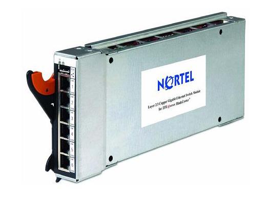 32R1860-04 IBM 6-Ports RJ-45 10/100/1000Base-T Layer 2/3 Copper Gigabit Ethernet Switch Module by Nortel (Refurbished)