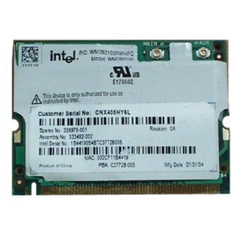 336976R-001 HP Mini PCI IEEE 11MBps 802.11b/g Wireless LAN (WLAN) Network Interface Card