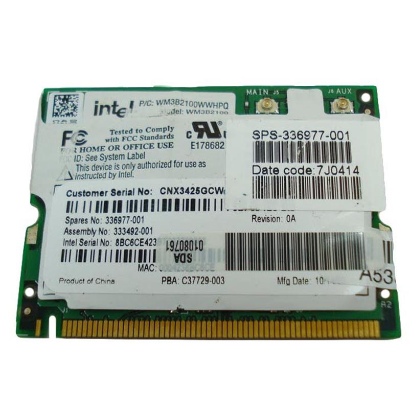 336977-001 HP Mini PCI IEEE 11MBps 802.11b Wireless LAN (WLAN) Network Interface Card