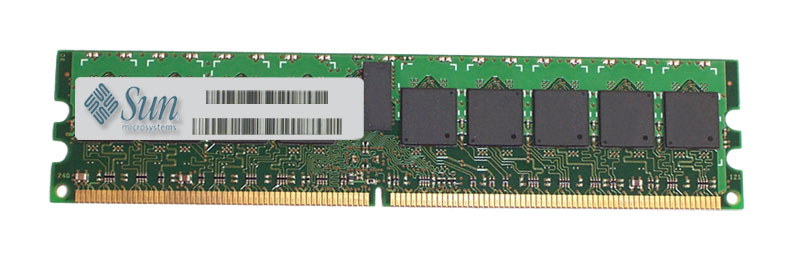370-1999 Sun 1GB PC2-5300 DDR2-667MHz ECC Registered CL5 240-Pin DIMM Single Rank Memory Module