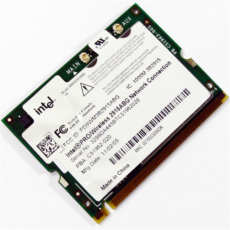 373900-001N HP 2915ABG Mini PCI 802.11a/b/g Wireless LAN (WLAN) Network Interface Card for HP NC4000/TC4000