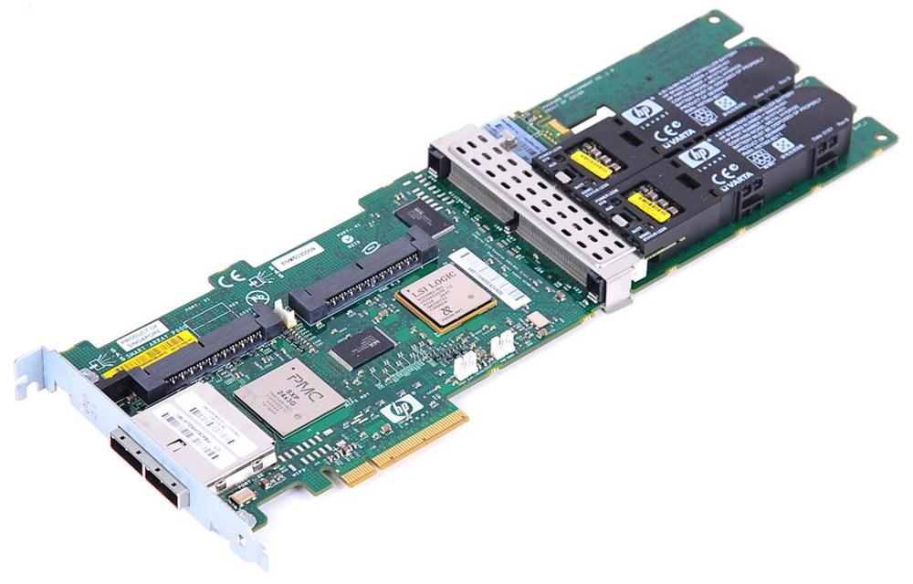 381513-B21 HP Smart Array P800 512MB SAS 3Gbps / SATA 1.5Gbps PCI Express 0/1/5/6 RAID Controller Card