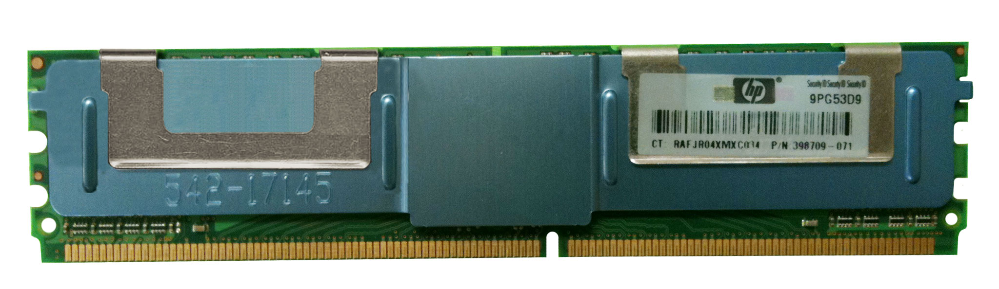 398709-071 HP 8GB PC2-5300 DDR2-667MHz ECC Fully Buffered CL5 240-Pin DIMM Dual Rank Memory Module for ProLiant Servers