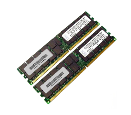 39M5797-09 IBM Chipkill 8GB Kit (2 X 4GB) PC2-5300 DDR2-667MHz ECC Fully Buffered CL5 240-Pin DIMM Dual Rank Memory