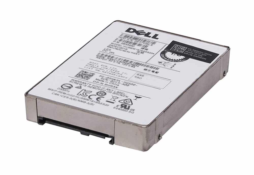 400-ANMR Dell 1.92TB MLC SAS 12Gbps Hot Swap Mixed Use 2.5-inch Internal Solid State Drive (SSD)