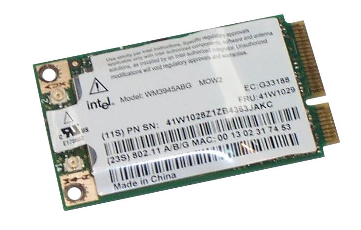 41W1029 IBM Lenovo Pro Wireless 3945ABG Mini-PCI Express Adapter by Intel