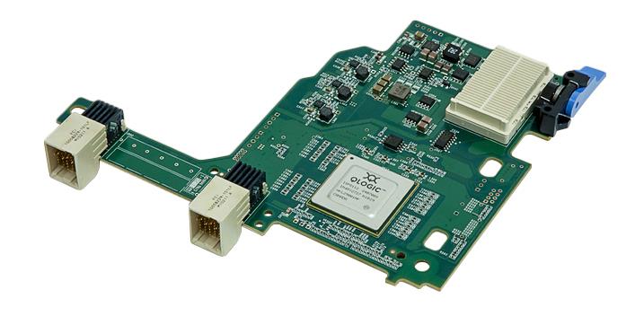 42C1830-A1 IBM Dual-Ports 10Gbps 10GBase-X Gigabit Ethernet PCI Express 2.0 x8 Converged Network Adapter (CFFh) by QLogic for BladeCenter