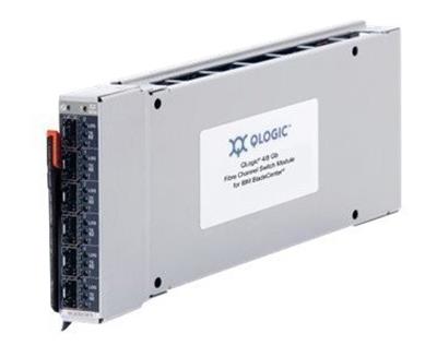 43W6721-06 IBM 4Gb Fibre Channel 10 Port SAN Switch Module by QLogic for BladeCenter (Refurbished)
