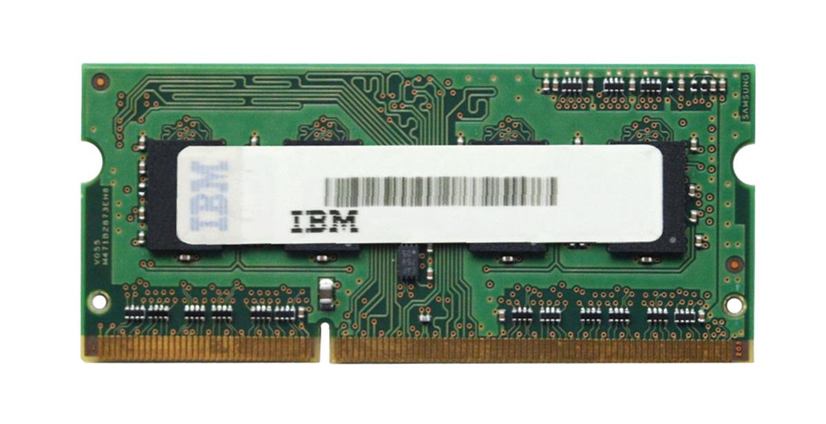 44C7956 IBM Lenovo 2GB PC3-8500 DDR3-1066MHz non-ECC Unbuffered CL7 204-Pin SoDimm Single Rank Memory Module