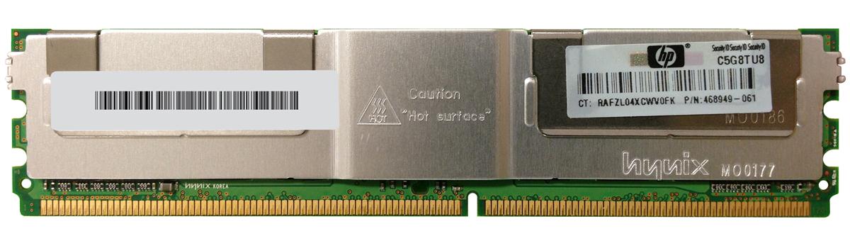 468949-061 HP 4GB PC2-6400 DDR2-800MHz ECC Fully Buffered CL6 240-Pin DIMM Memory Module