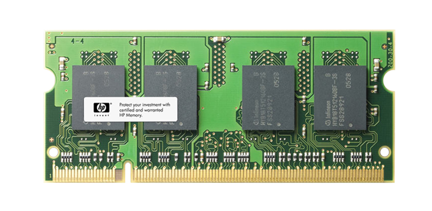498475R-001 HP 2GB PC2-5300 DDR2-667MHz non-ECC Unbuffered CL5 200-Pin SoDimm Dual Rank Memory Module