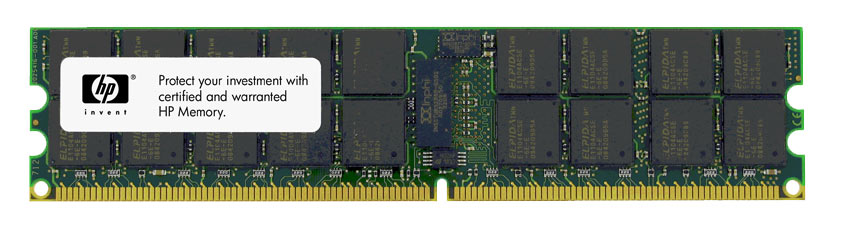531763-001 HP 4GB PC2-5300 DDR2-667MHz ECC Registered CL5 240-Pin DIMM Low Voltage Dual Rank Memory Module