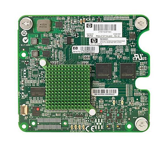617727-001 HPE FlexFabric NC553M Dual-Ports 10Gbps PCI Express Mezzanine Gigabit Ethernet Server Adapter for ProLiant c-Class BladeSystem