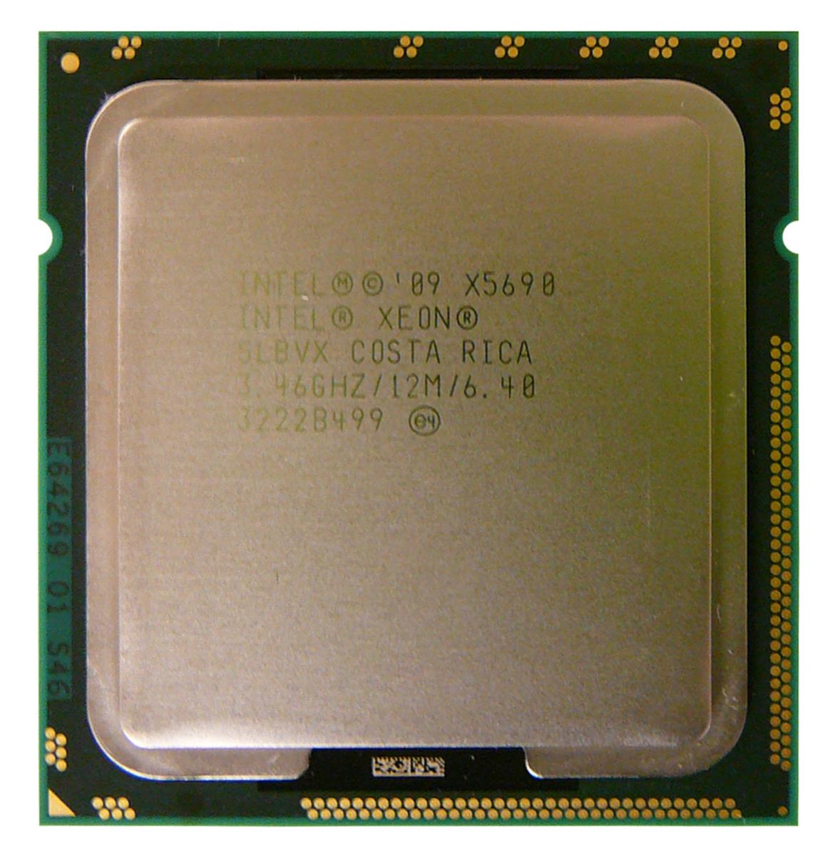 641154-L21 HP 3.46GHz 6.40GT/s QPI 12MB L3 Cache Intel Xeon X5690 6 Core Processor Upgrade for ProLiant DL360 G7 Server