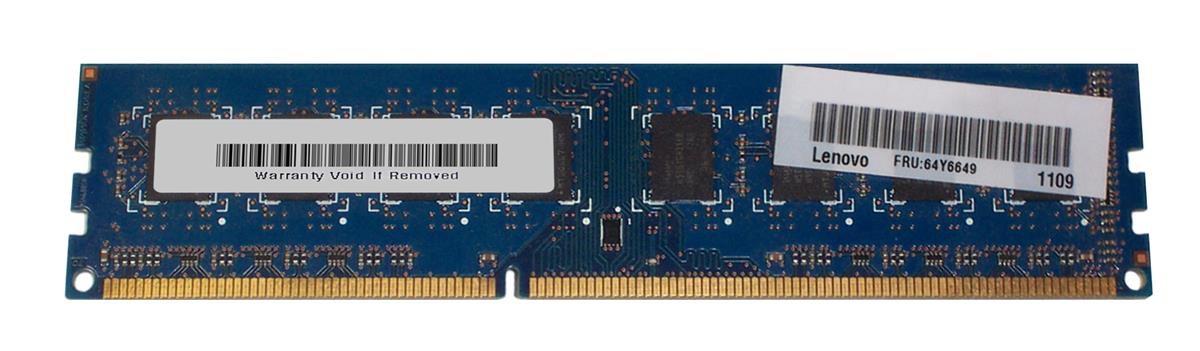 64Y6649 IBM 2GB PC3-10600 DDR3-1333MHz non-ECC Unbuffered CL9 240-Pin DIMM Dual Rank Memory Module for ThinkCentre M90 (Type 5474)