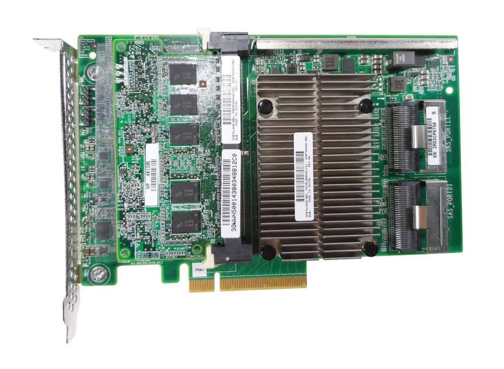726897-B21 HP Smart Array P840 4GB Cache Dual Port SAS 12Gbps / SATA 6Gbps PCI Express 3.0 x8 0/1/5/6/10/50/60 RAID Controller Card
