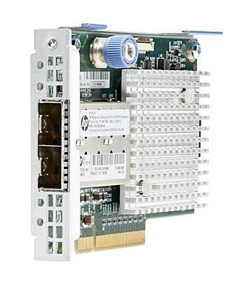 728993-B21 HP 10GBps PCI-Express x8 2-Ports 571FLR-SFP+ Ethernet Adapter