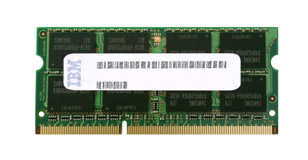 78Y1037 IBM 4GB PC3-8500 DDR3-1066MHz non-ECC Unbuffered CL7 204-Pin SoDimm Dual Rank Memory Module