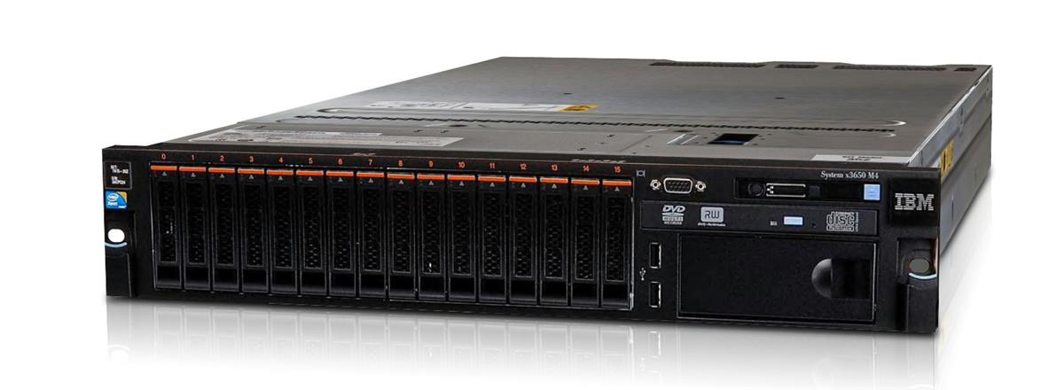 7915G2G-01 IBM Server System x3650 M4 Xeon E5 Eight Core 2.00GHz Bus Speed 1600MHz 20MB Cache RAM 8GB No Hard Drive 2.5-inch Gigabit Enabled (1.00 Gbps) ServerAID M5110e No OS Installed No License Rack (Refurbished)
