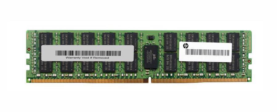 861109-001 HP 16GB PC4-19200 DDR4-2400MHz Registered ECC CL17 288-Pin DIMM 1.2V Single Rank Memory Module861109-001