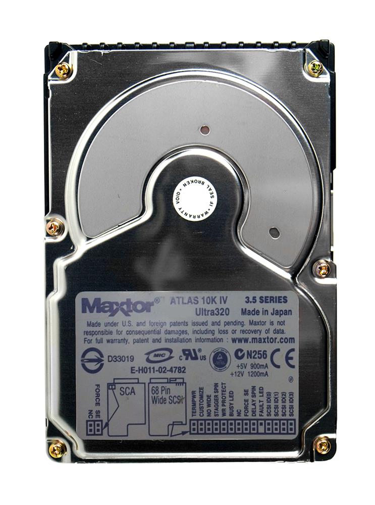 8B146J0-080101 Maxtor Atlas 10K IV 147.1GB 10000RPM Ultra-320 SCSI 80-Pin 8MB Cache 3.5-inch Internal Hard Drive