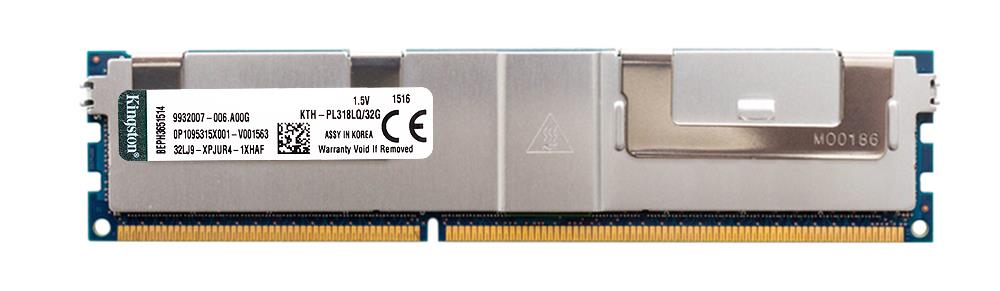9932007-006.A00G Kingston 32GB PC3-14900 DDR3-1866MHz ECC Registered CL13 240-Pin Load Reduced DIMM Quad Rank Memory Module
