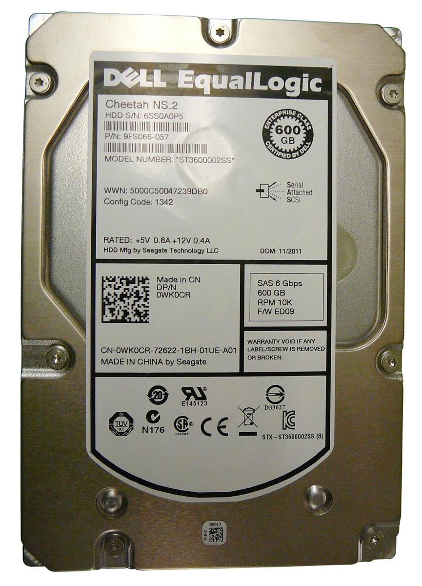 9FS066-057 Seagate Cheetah NS.2 600GB 10000RPM SAS 6Gbps 16MB Cache 3.5-inch Internal Hard Drive