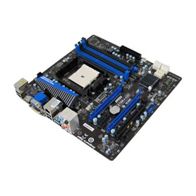 A75MA-G55-A1 MSI A75MA-G55 Socket FM1 AMD A75 Chipset AMD LIano APU Processors Support DDR3 4x DIMM 6x SATA 6.0Gb/s Micro-ATX Motherboard (Refurbished)