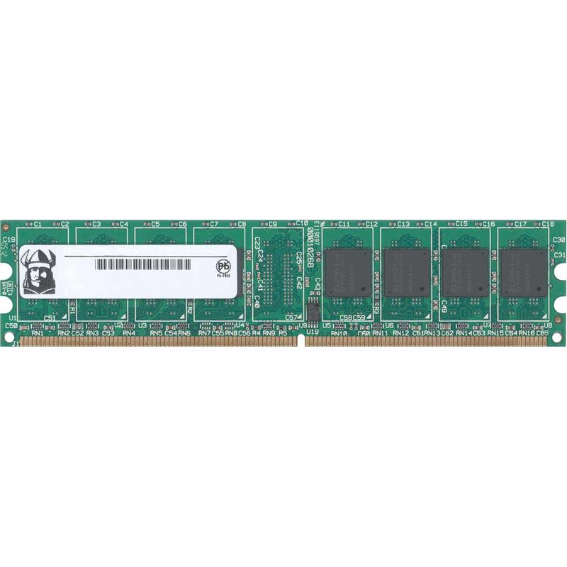 AB4300DDR/1GB Viking 1GB PC2-4200 DDR2-533MHz non-ECC Unbuffered CL4 240-Pin DIMM Memory Module