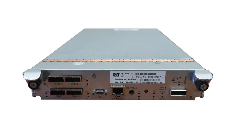 AJ808A HP StorageWorks Modular Smart Array 2300SA 1GB Cache SAS 3Gbps / SATA 3Gbps RAID Controller Card