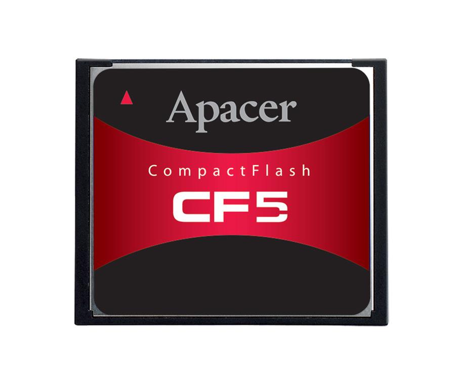 AP-CF008GR9NS-ETRMA Apacer CF5 Series 8GB SLC ATA/IDE (PATA) CompactFlash (CF) Type I Internal Solid State Drive (SSD) (Industrial Grade)