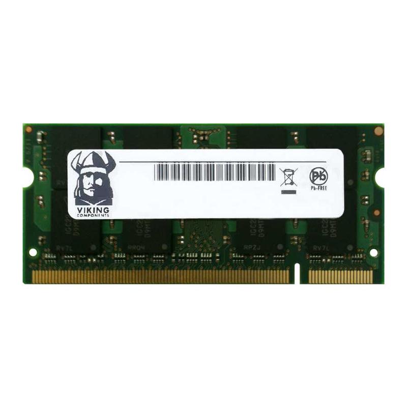 APL5300DDR2/512 Viking 512MB PC2-5300 DDR2-667MHz non-ECC Unbuffered CL5 200-Pin SoDimm Single Rank Memory Module