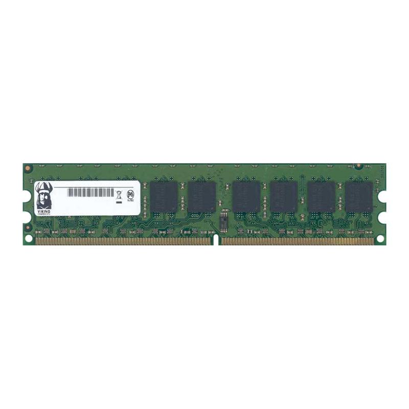 AS6472DDR533 Viking 512MB PC2-4200 DDR2-533MHz ECC Unbuffered CL4 240-Pin DIMM Dual Rank Memory Module